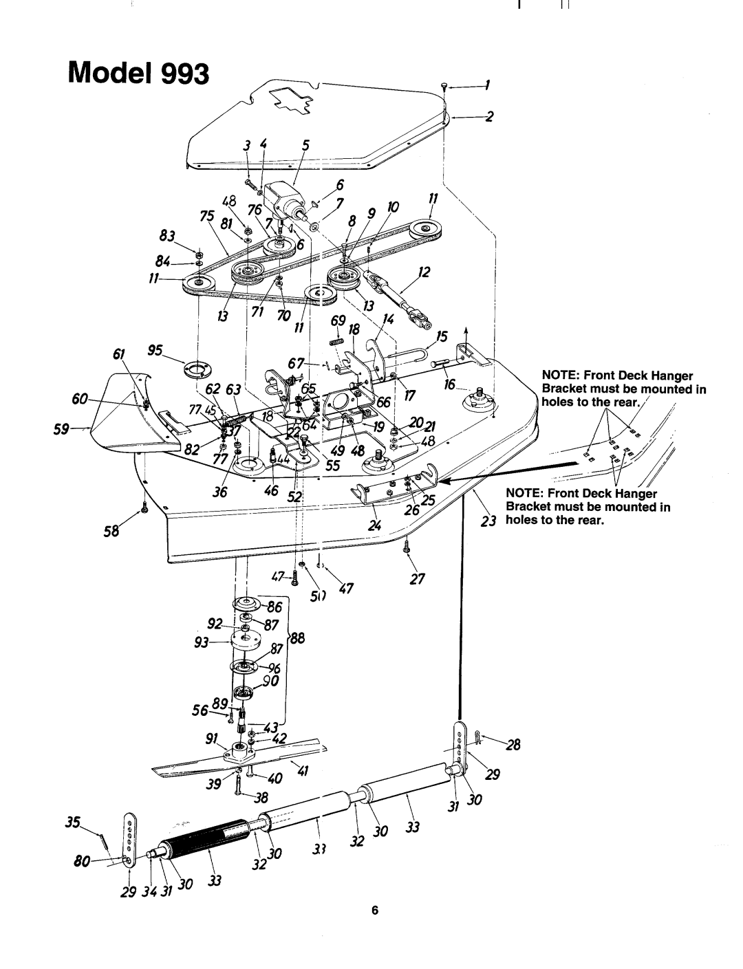 MTD 190-993-000 manual 