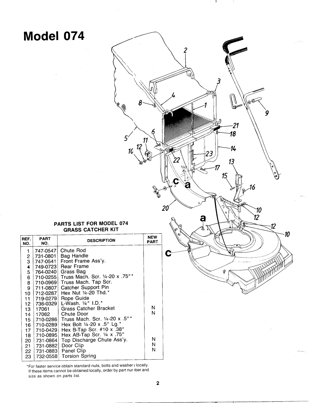 MTD 19074 manual 