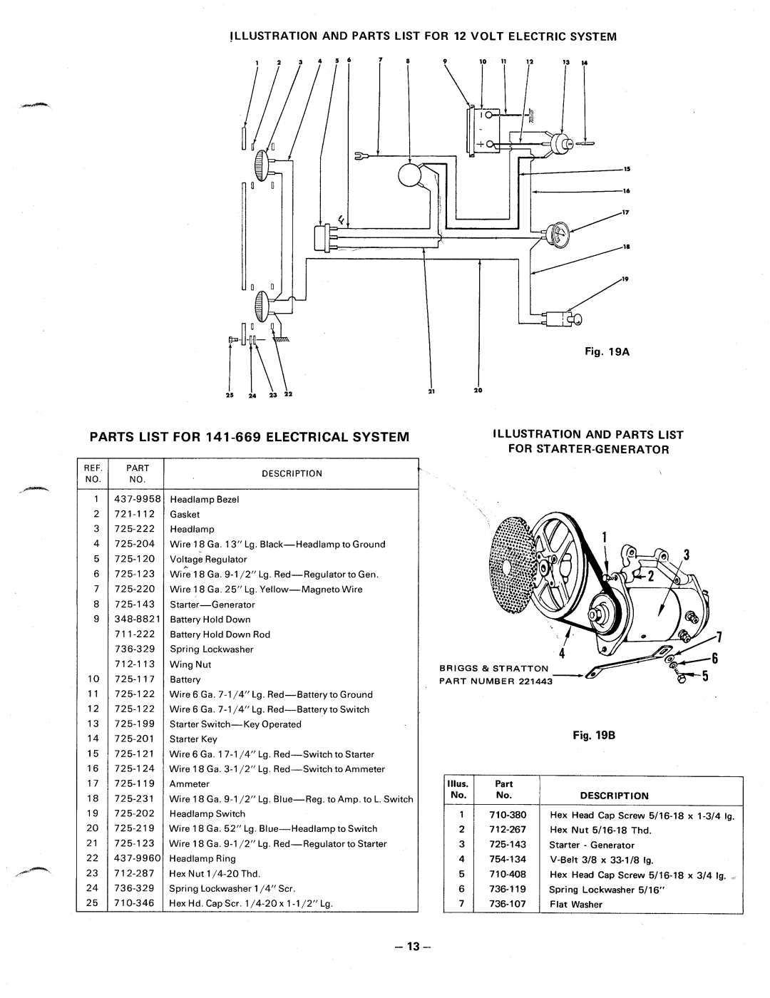 MTD 141-669, 191-651, 141-659 manual 