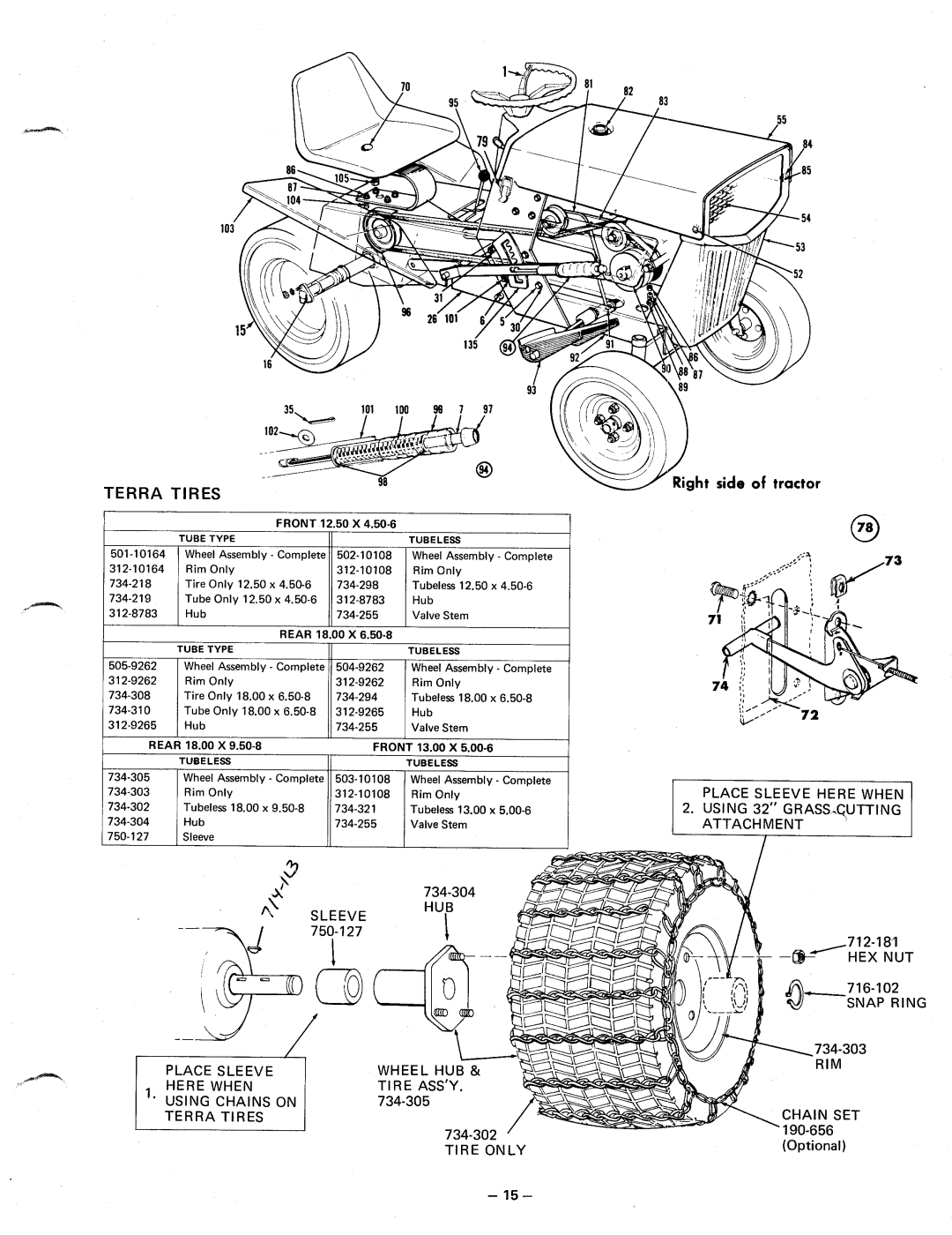 MTD 191-651, 141-669, 141-659 manual 