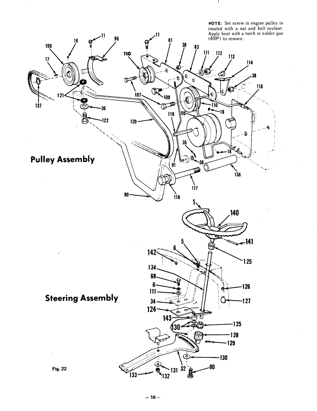 MTD 141-669, 191-651, 141-659 manual 