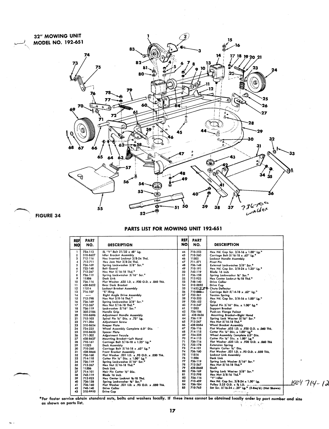 MTD 142-669, 192-651, 192-615 manual 