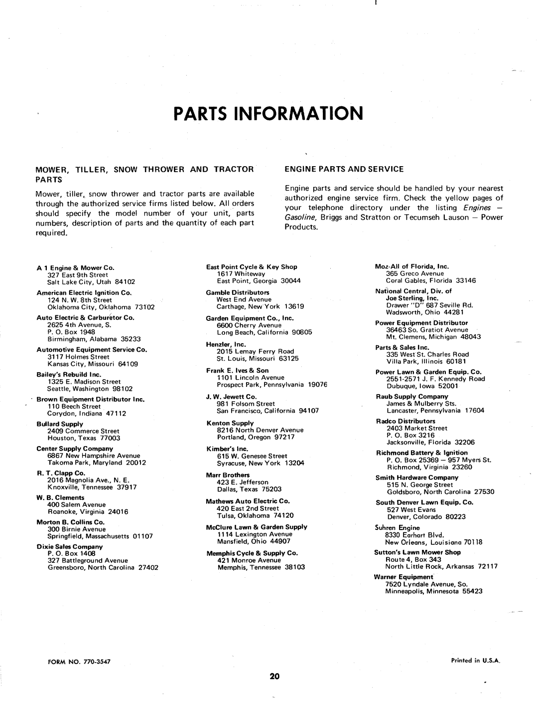 MTD 142-669, 192-651, 192-615 manual 