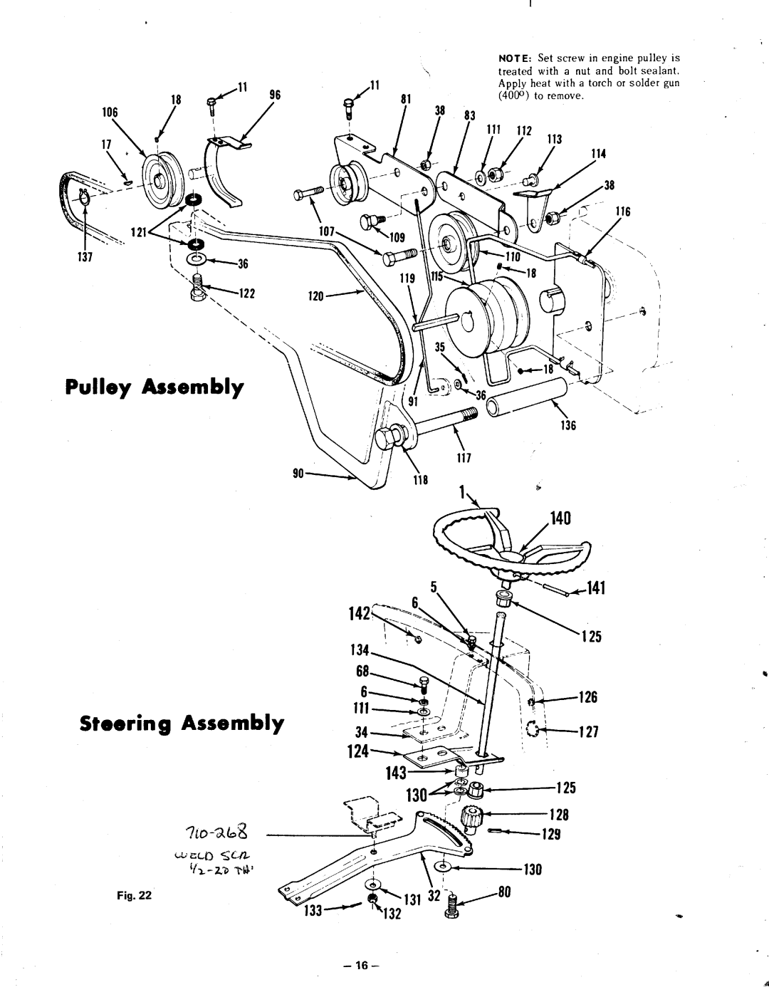 MTD 149-659, 199-651, 149-669 manual 