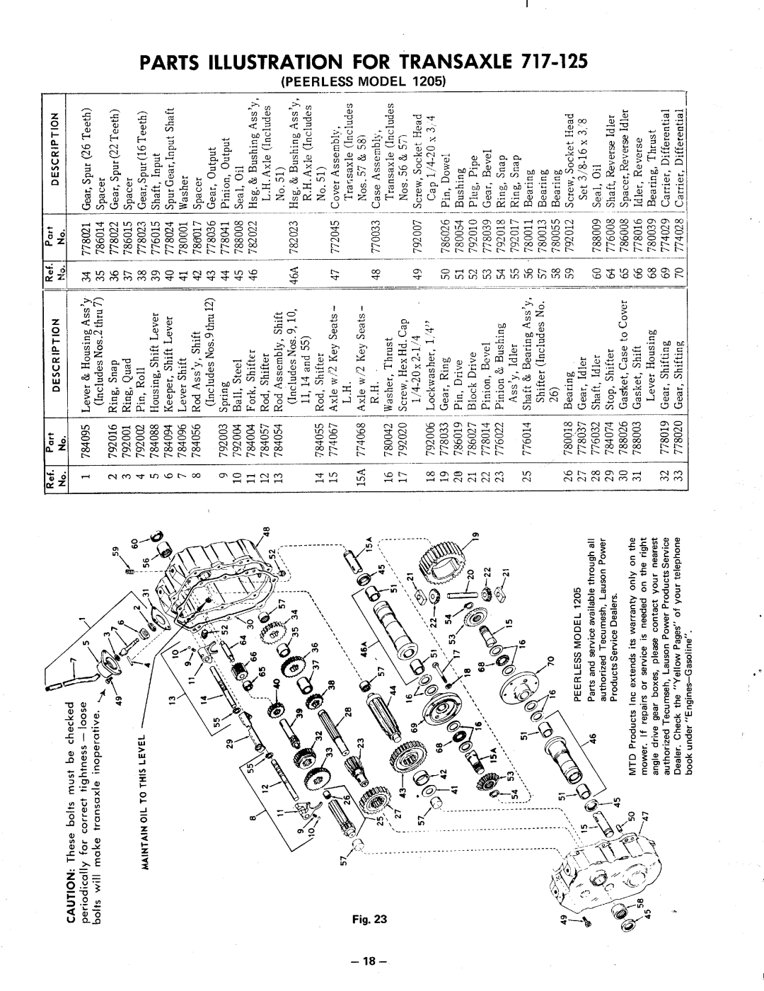 MTD 199-651, 149-659, 149-669 manual 