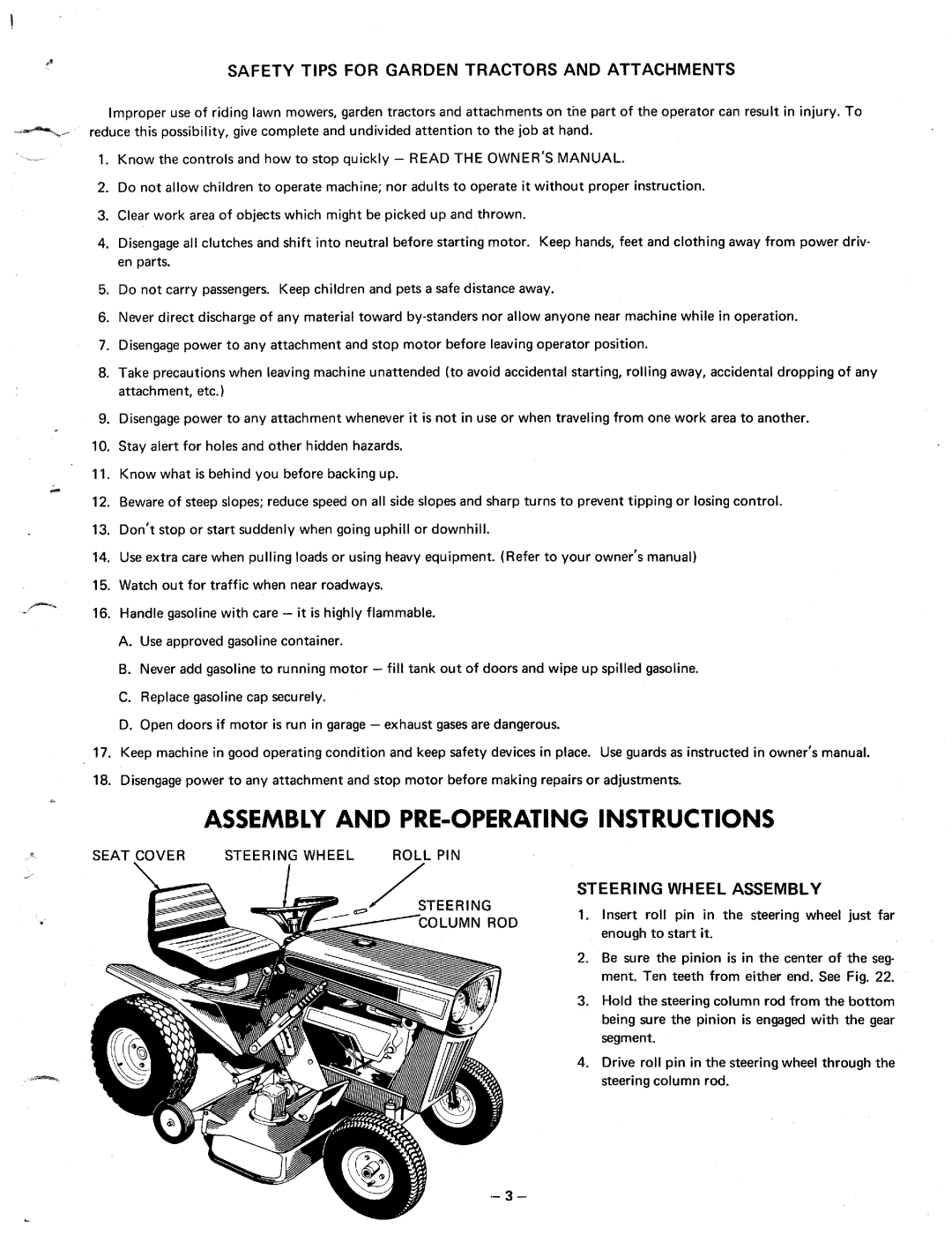 MTD 199-651, 149-659, 149-669 manual 