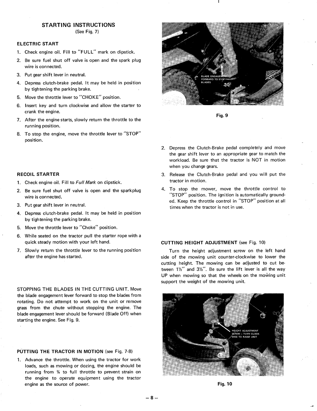 MTD 149-669, 199-651, 149-659 manual 