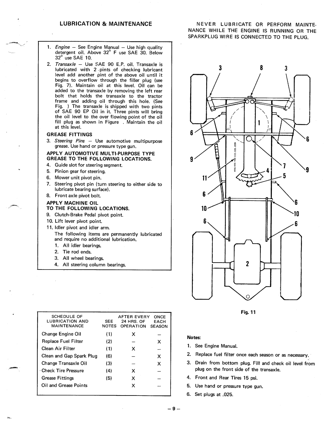 MTD 199-651, 149-659, 149-669 manual 