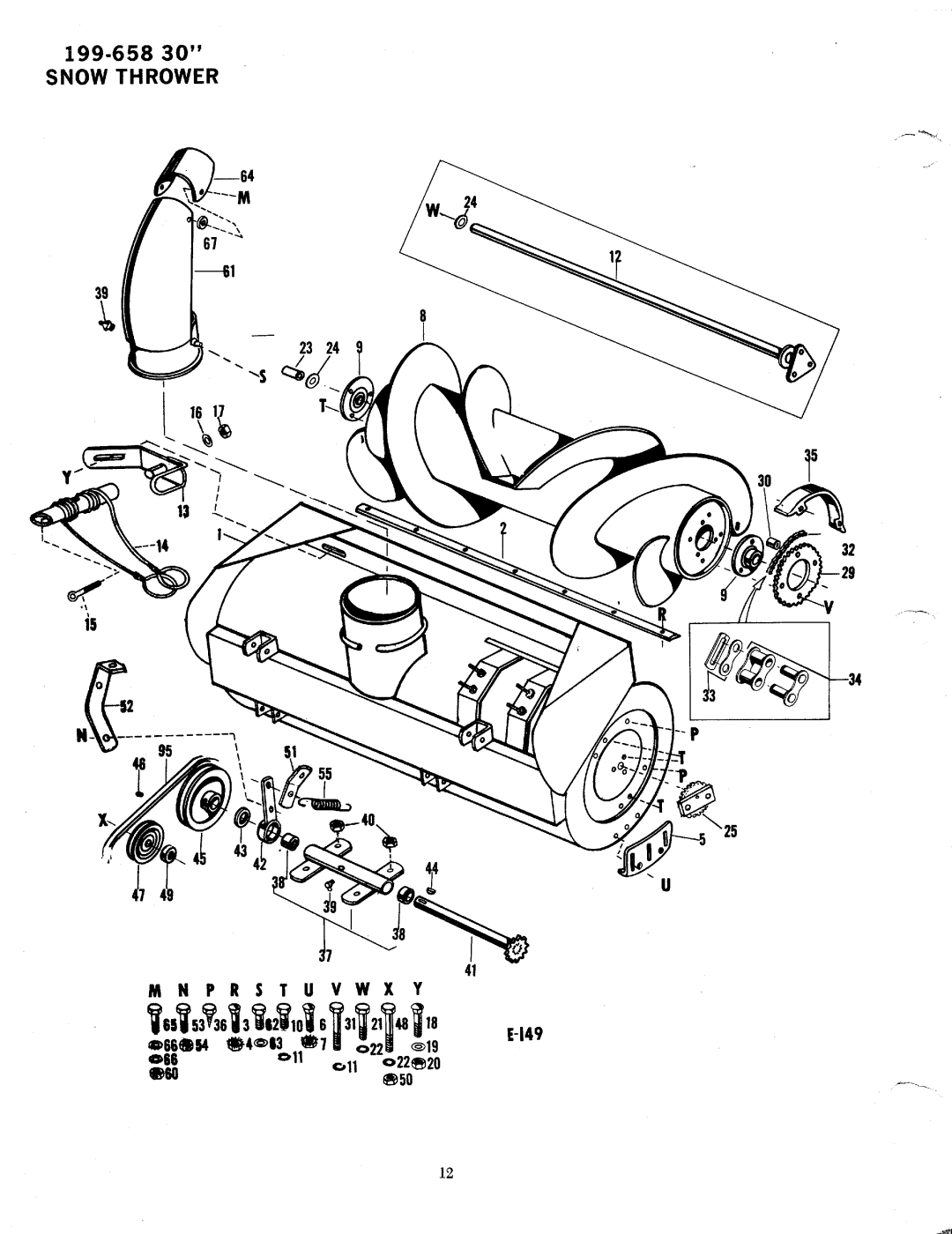 MTD 199-658 manual 