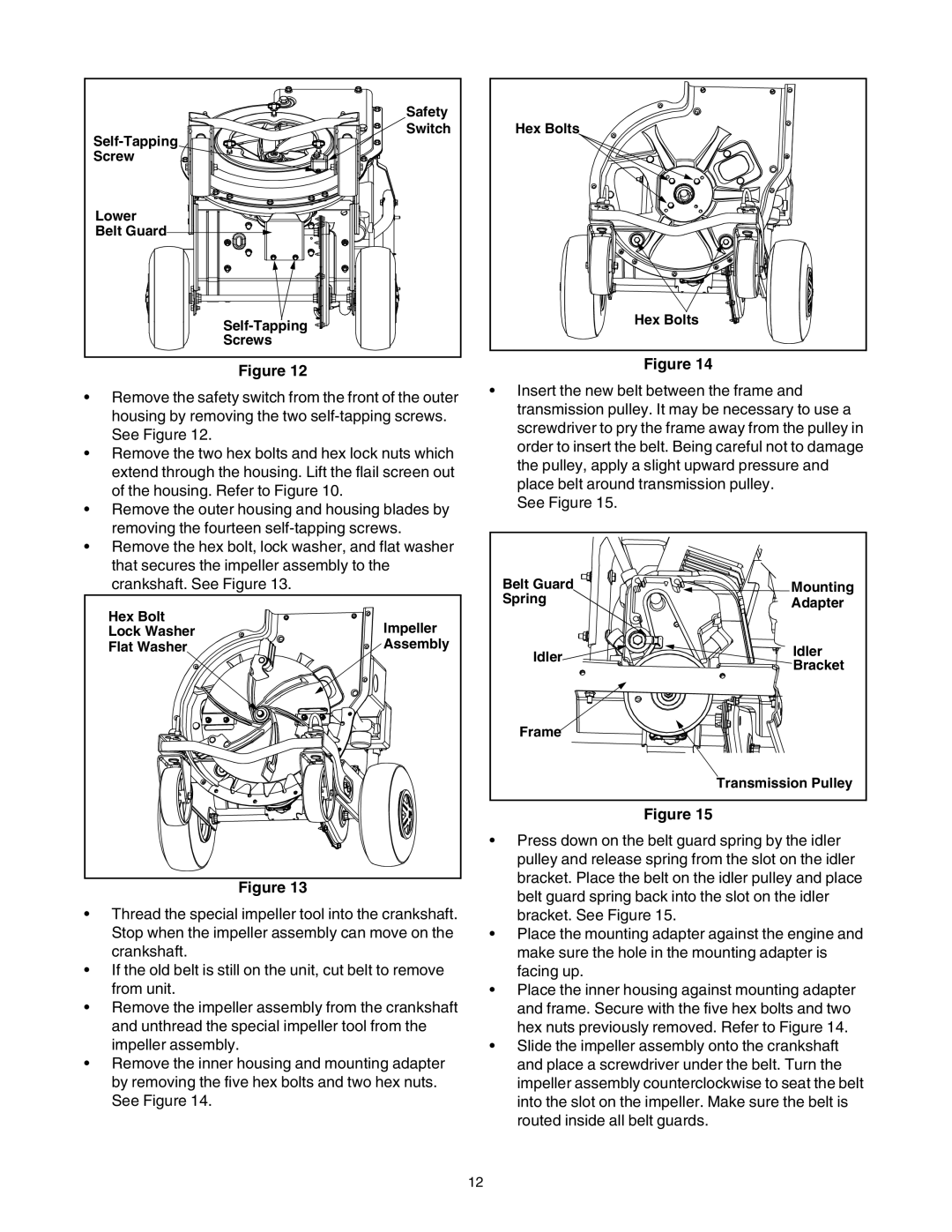 MTD 203 manual Safety 