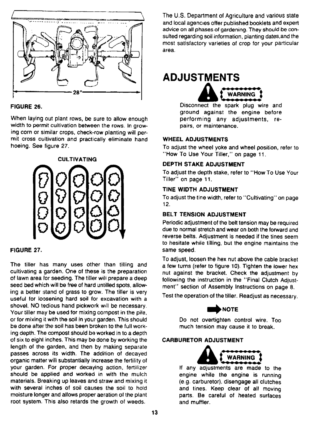 MTD 94-2105-B, 2105A98, 219-355-098 manual 