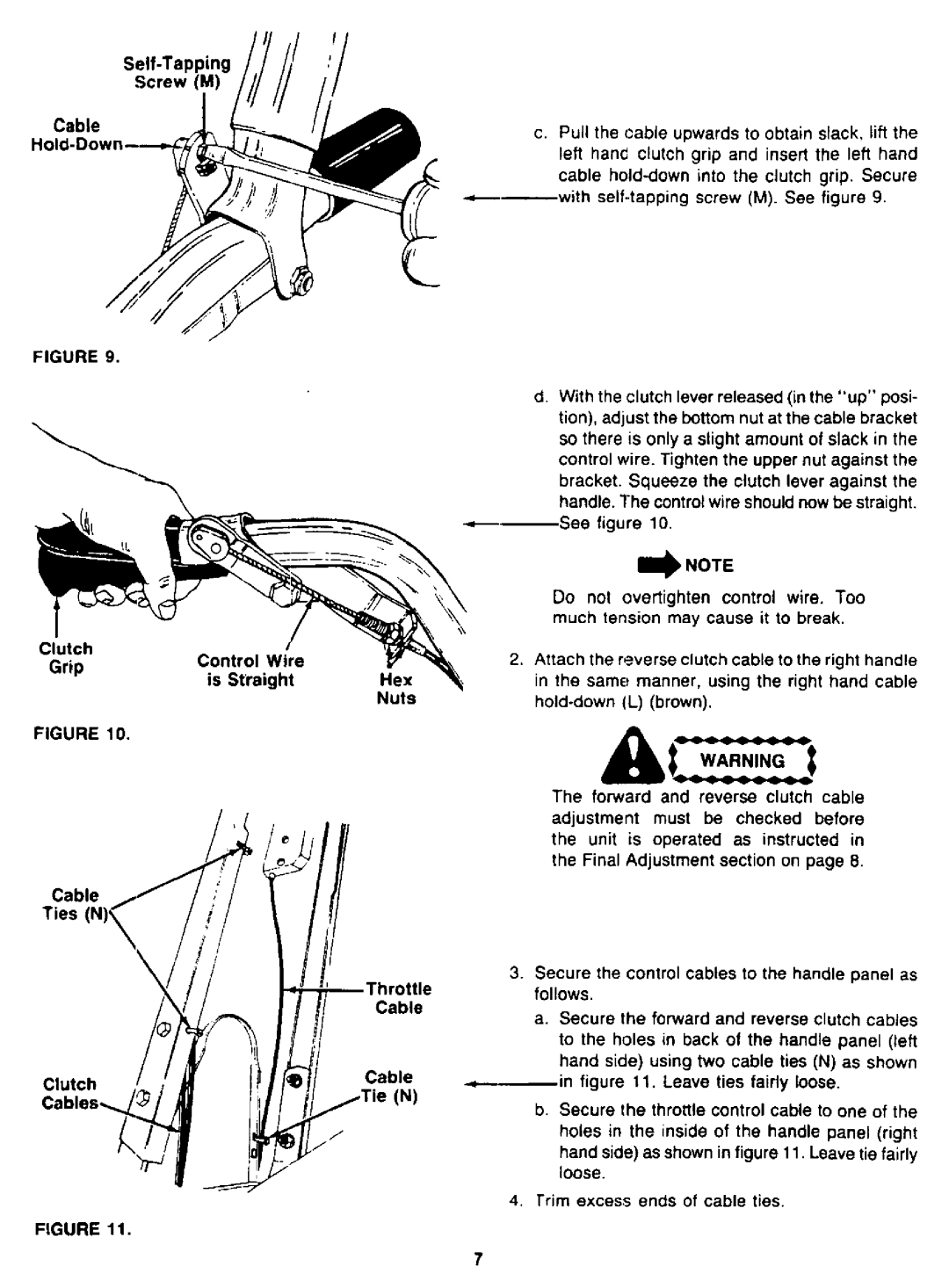 MTD 94-2105-B, 2105A98, 219-355-098 manual 