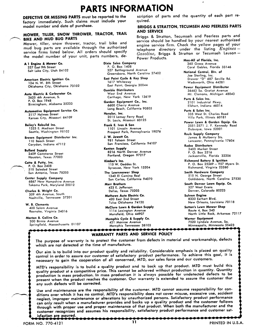 MTD 213-380, 213-385 manual 