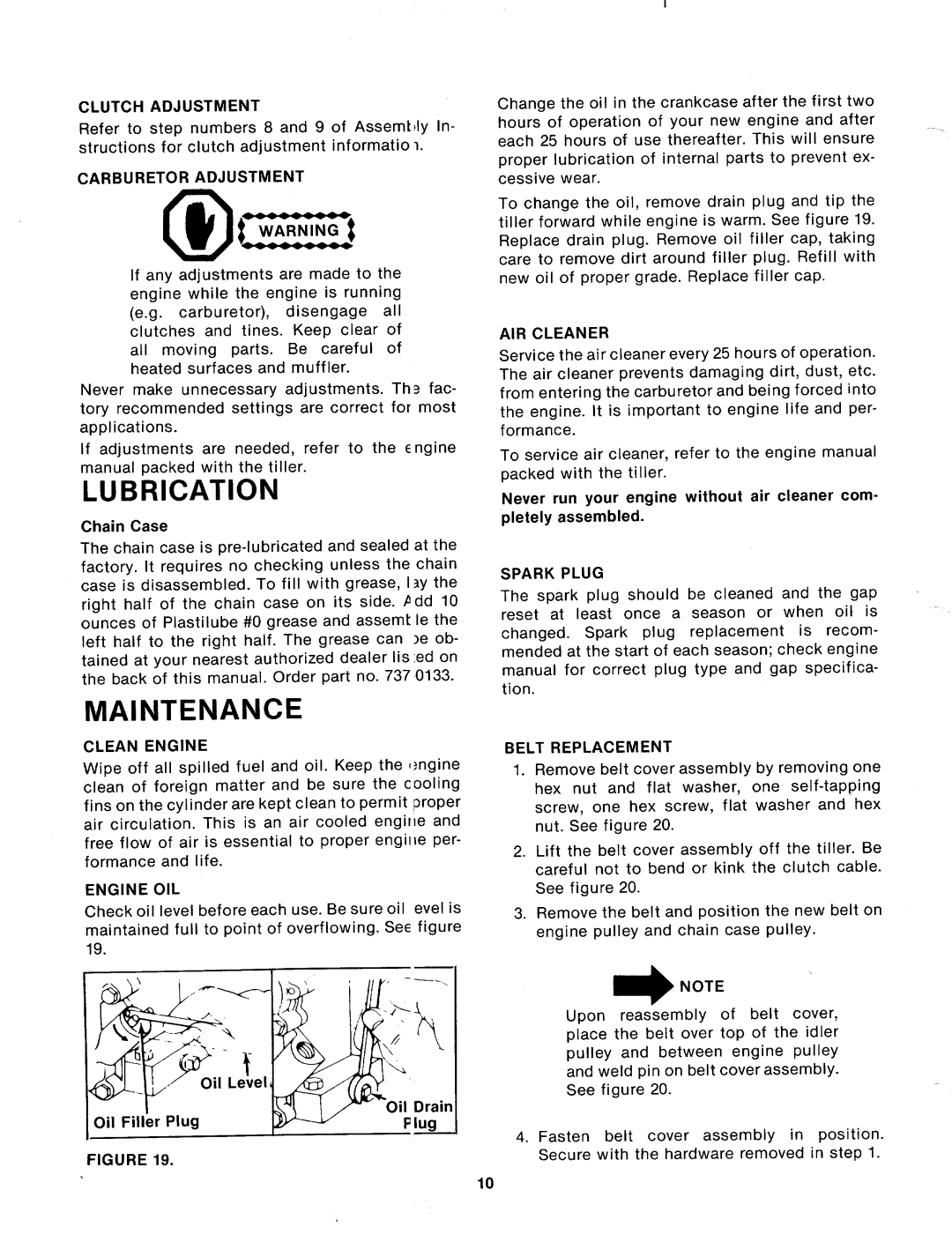 MTD 214-031-000 manual 