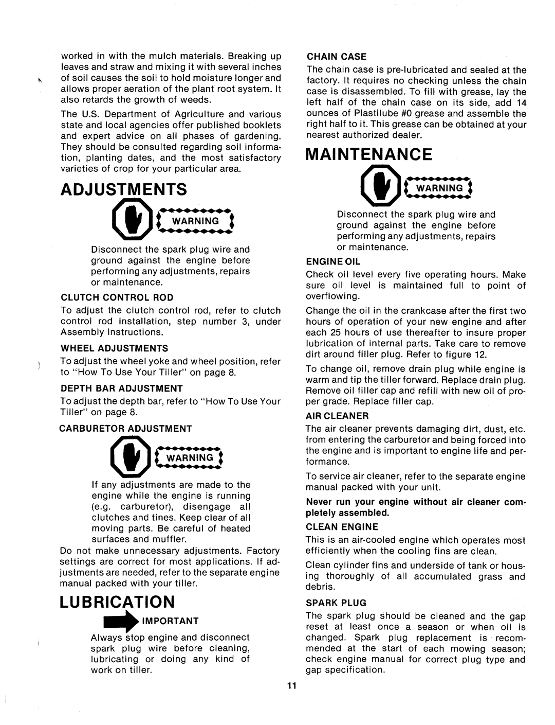 MTD 214-381-000, 214-385-000 manual 