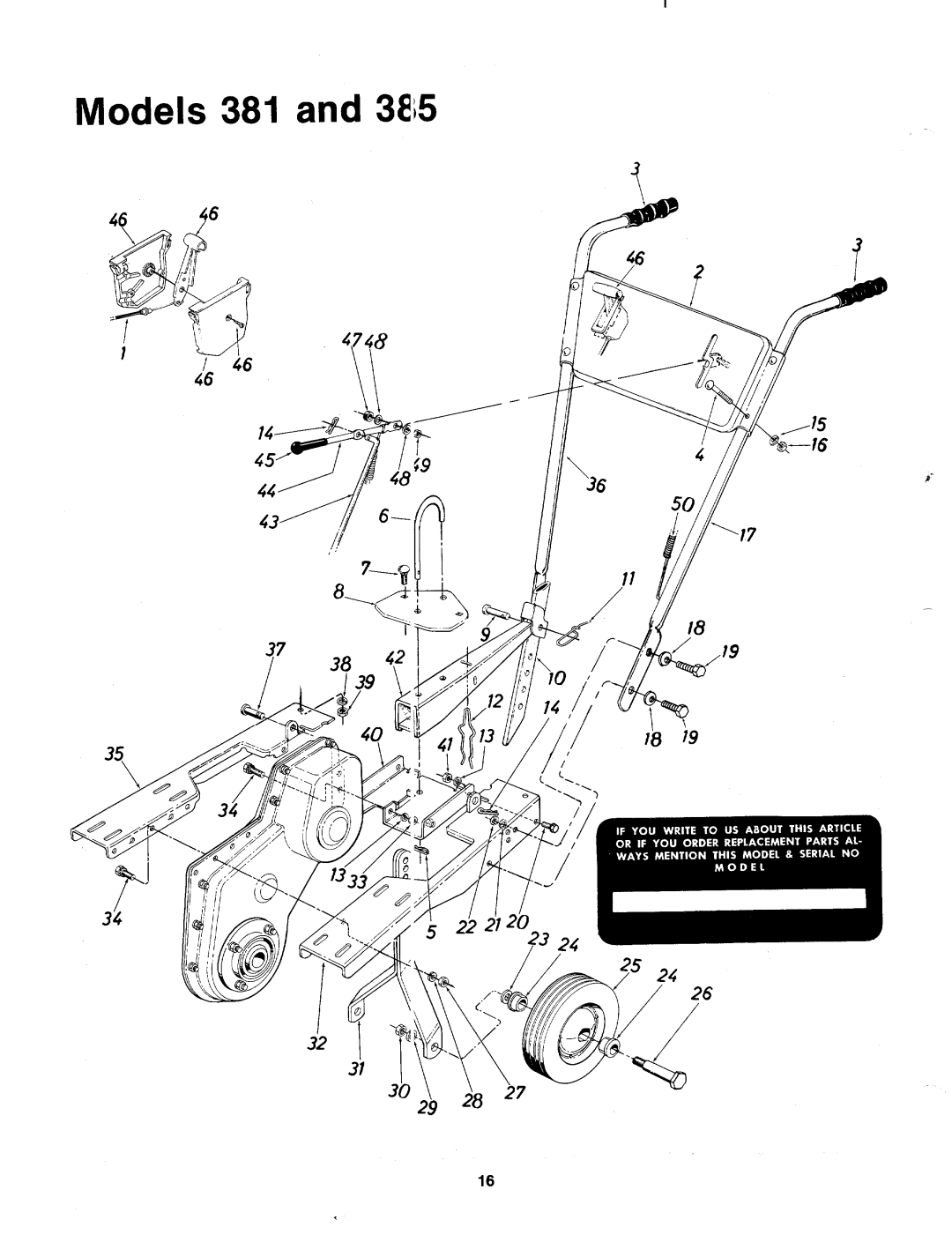 MTD 214-385-000, 214-381-000 manual 