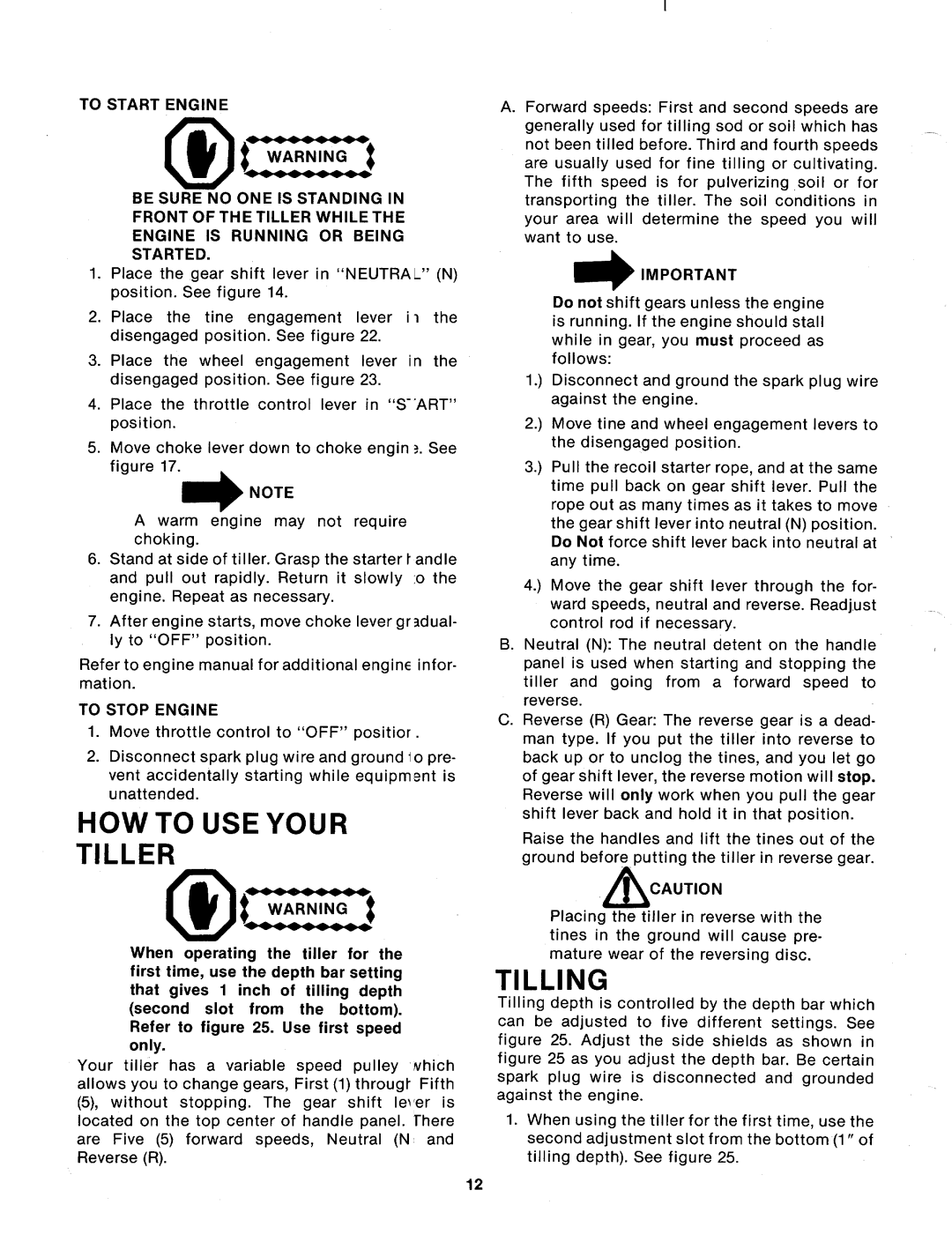 MTD 214-412-000 manual 