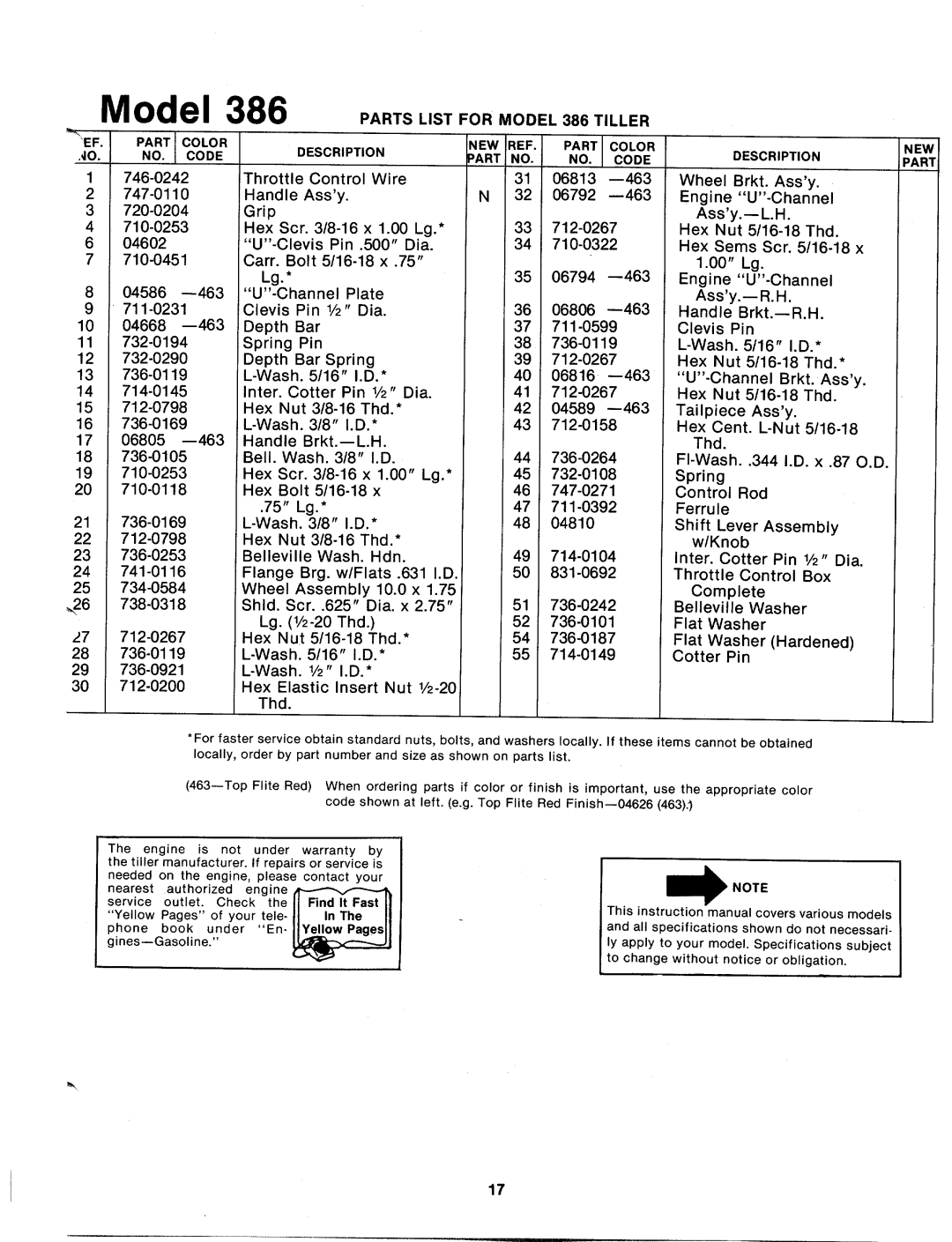 MTD 215-386-000 manual 