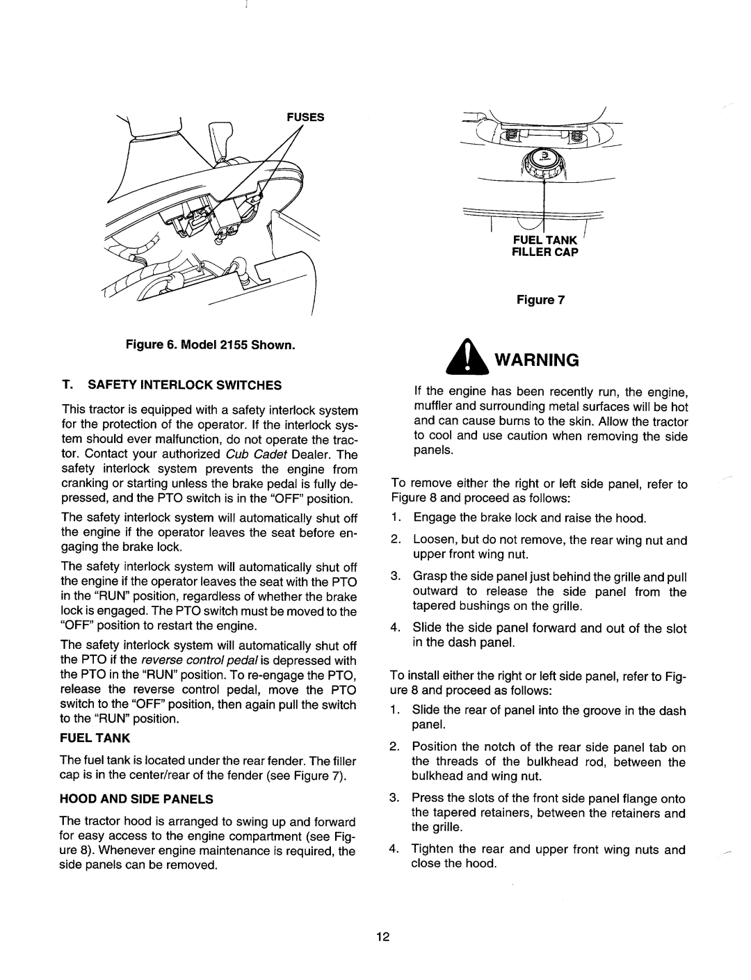 MTD 2155, 2150 manual 