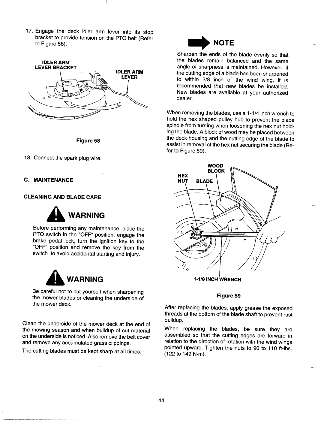 MTD 2155, 2150 manual 