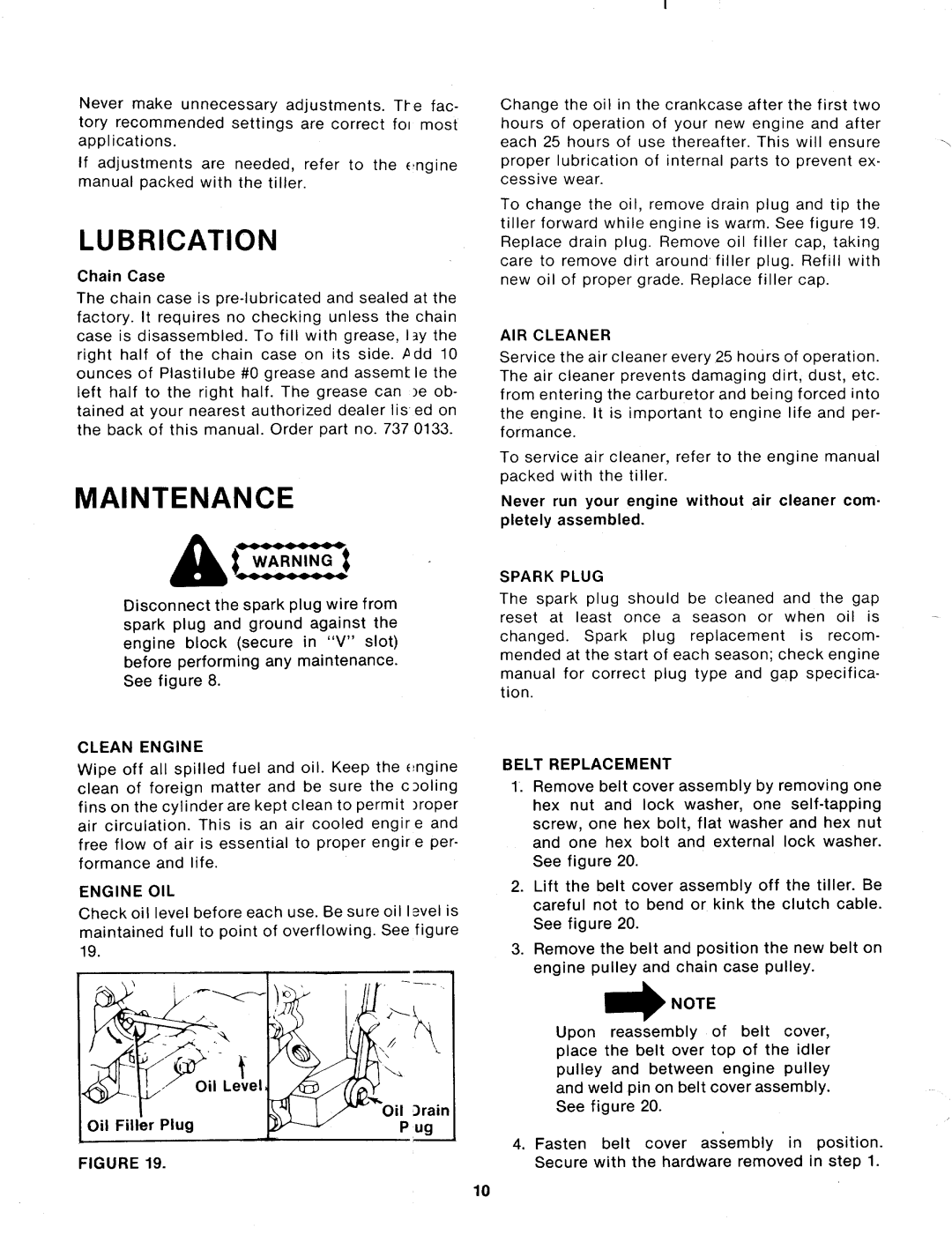 MTD 216-031-000 manual 