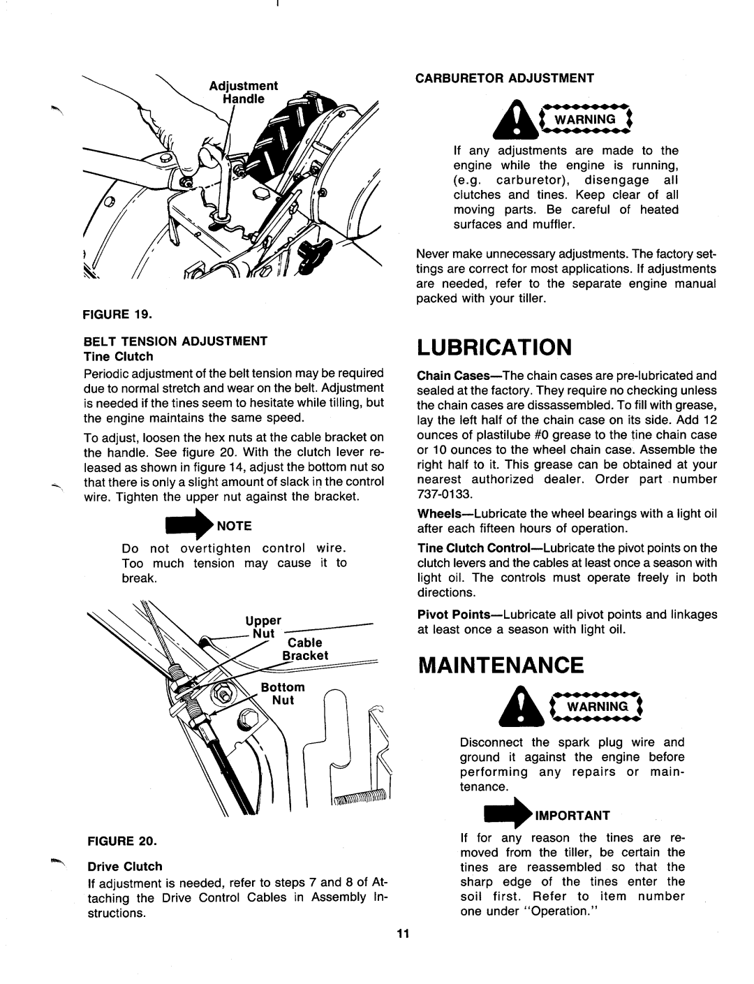 MTD 216-406-000, 216-403-000 manual 