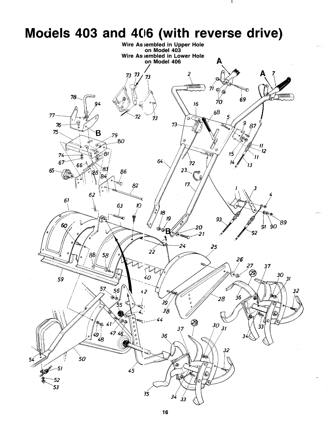 MTD 216-403-000, 216-406-000 manual 