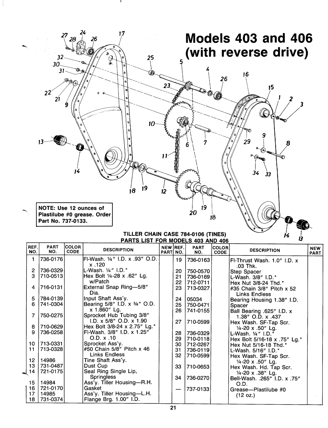 MTD 216-406-000, 216-403-000 manual 