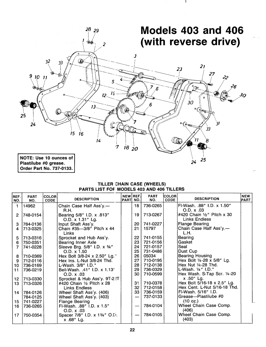 MTD 216-403-000, 216-406-000 manual 