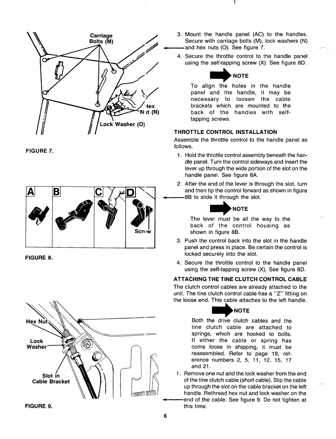 MTD 216-403-000, 216-406-000 manual 