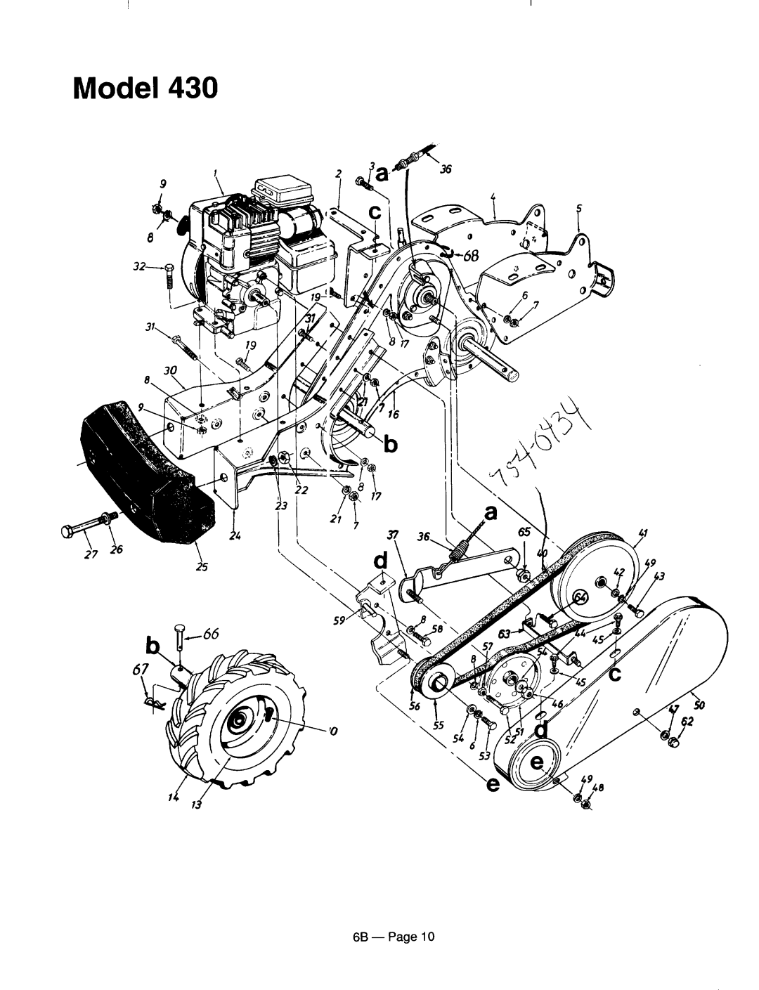 MTD 216-447-401, 216-410-000, 216-420-000, 216-430-000 manual 