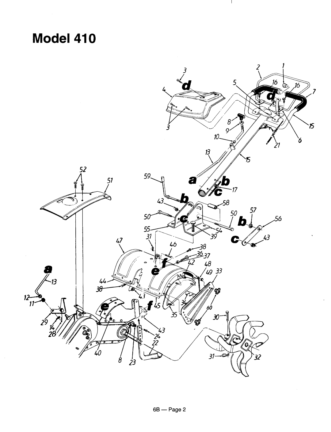 MTD 216-447-401, 216-410-000, 216-420-000, 216-430-000 manual 