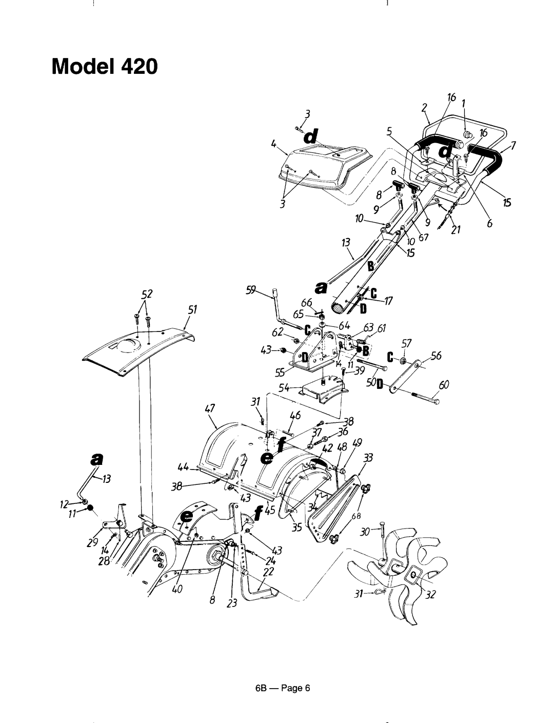 MTD 216-447-401, 216-410-000, 216-420-000, 216-430-000 manual 