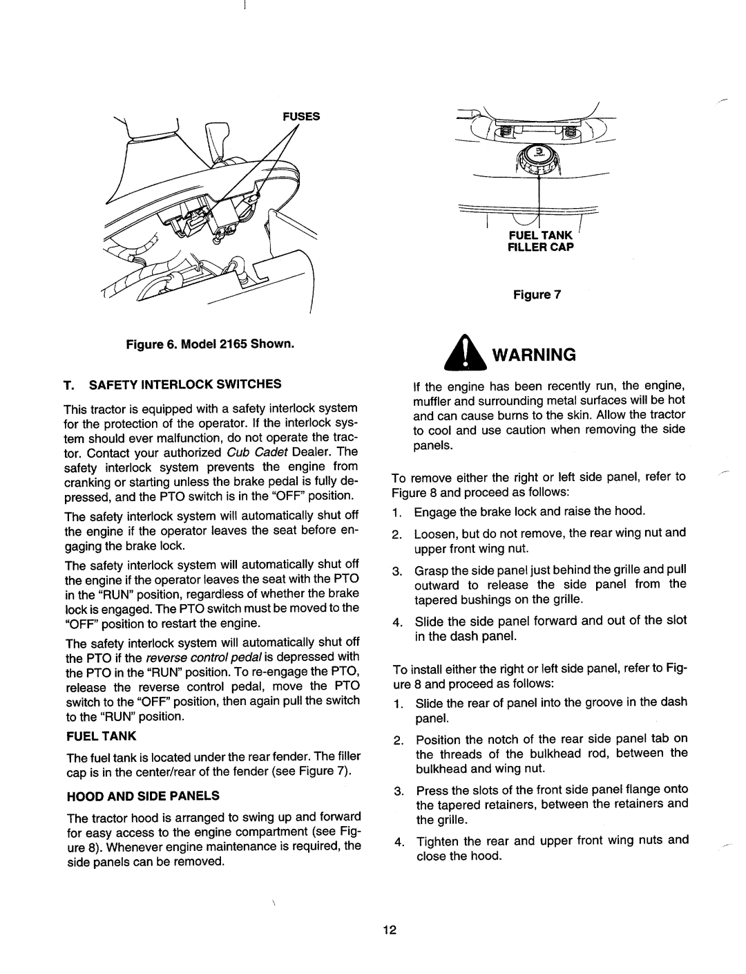 MTD 2165, 2160 manual 