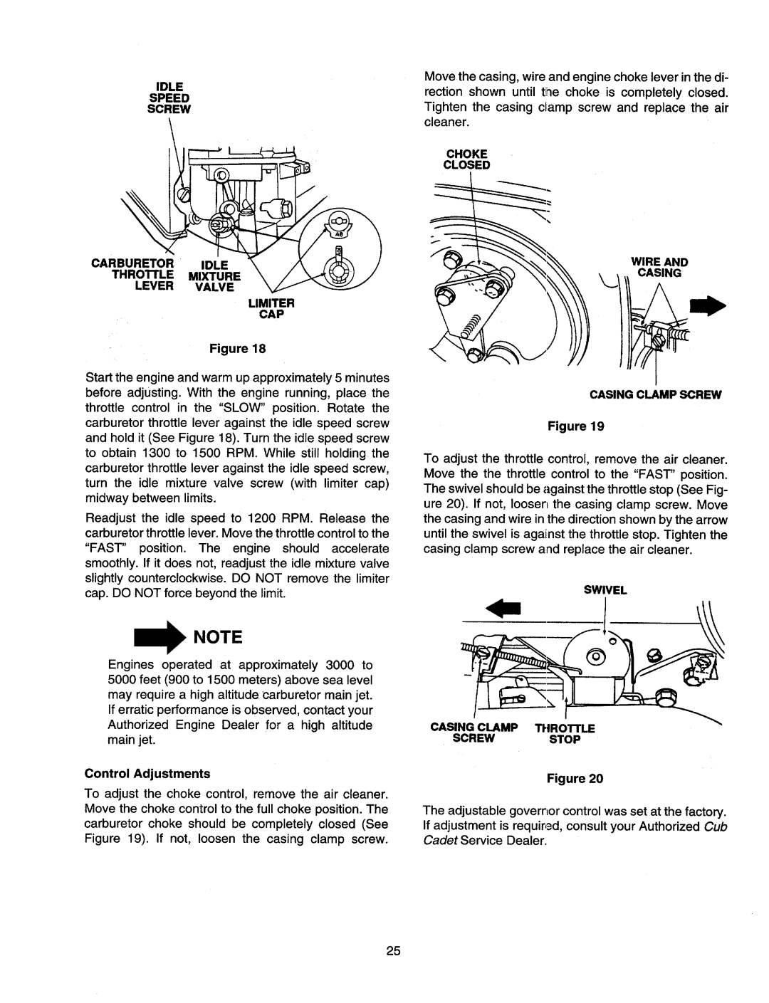 MTD 2160, 2165 manual 