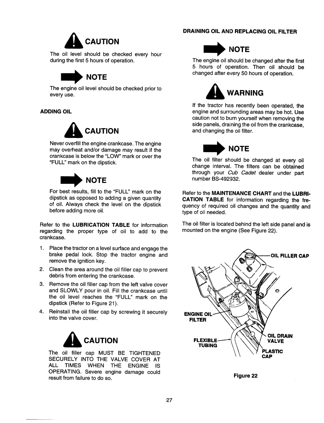 MTD 2160, 2165 manual 