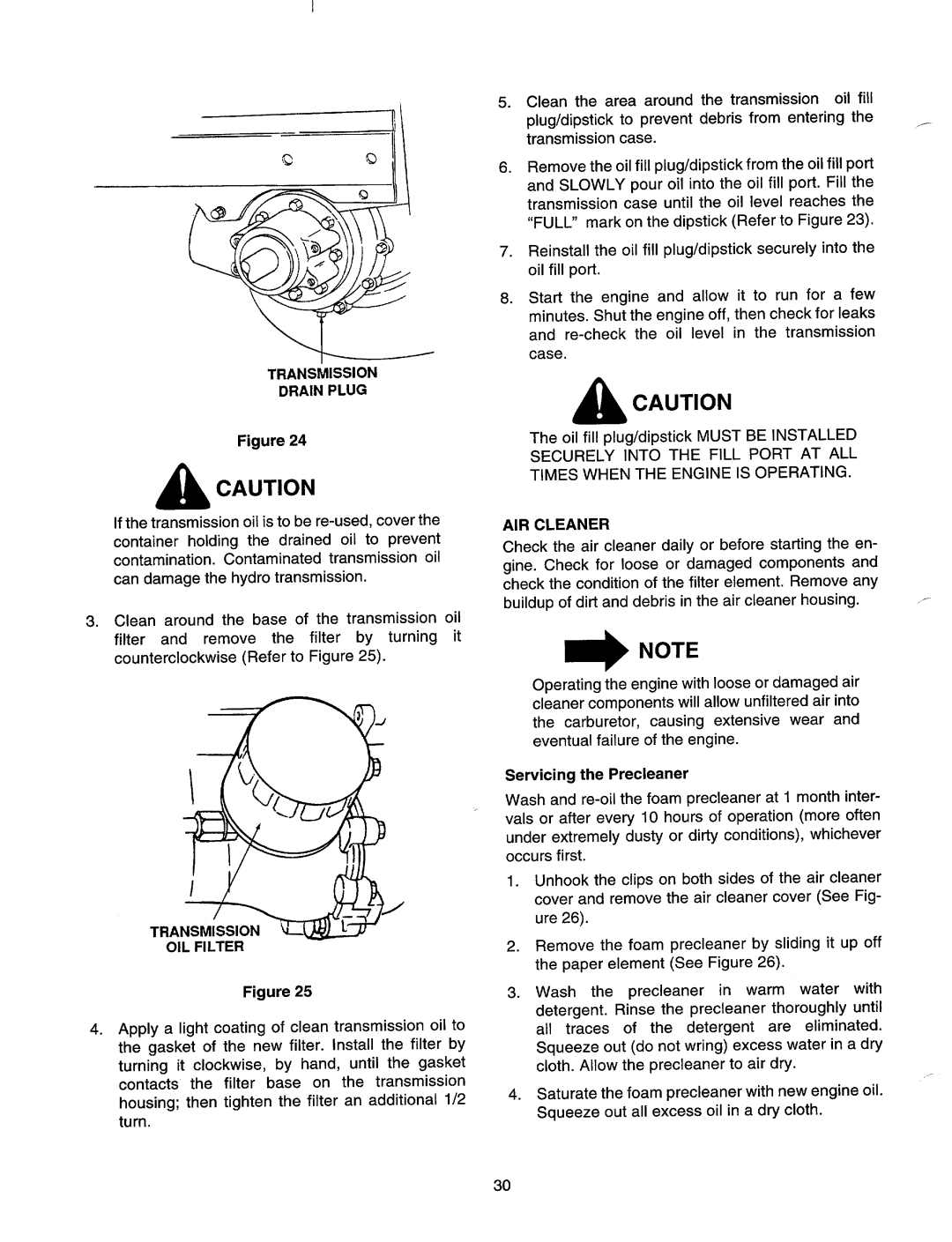 MTD 2165, 2160 manual 