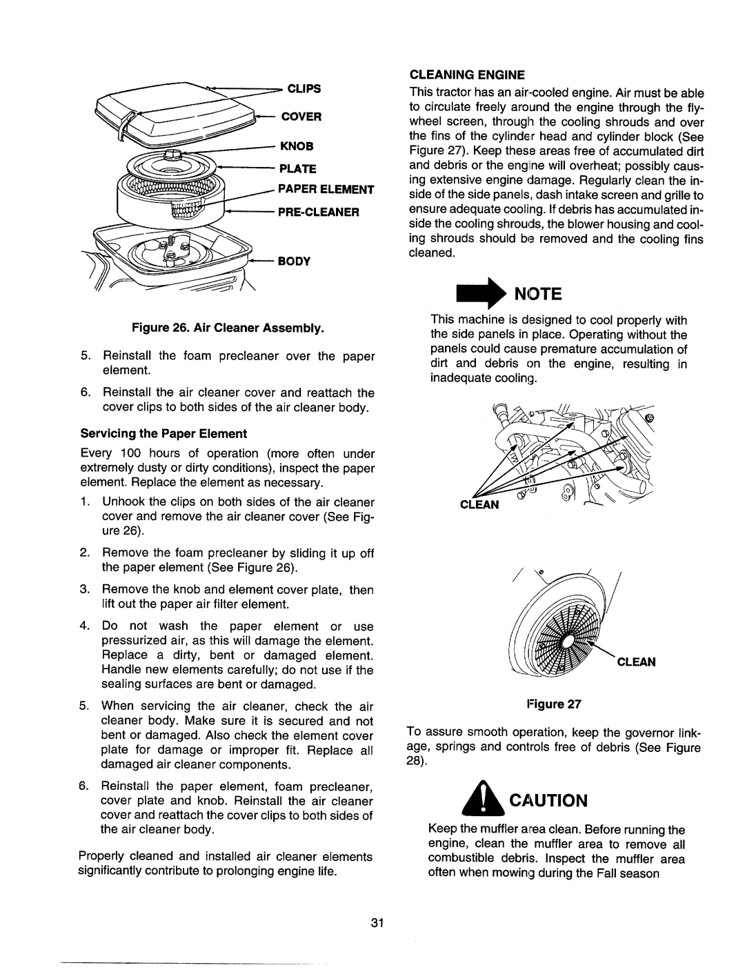 MTD 2160, 2165 manual 