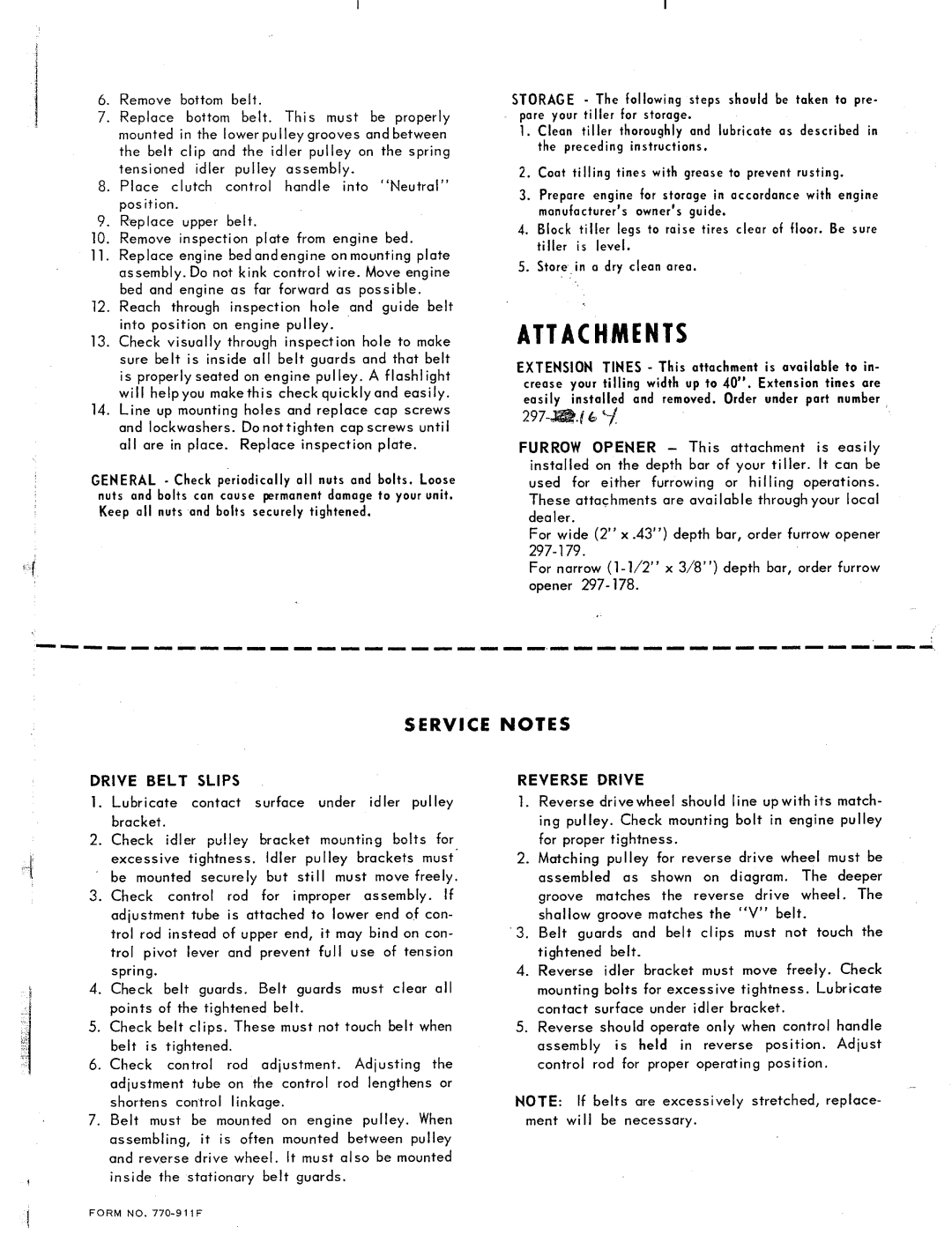 MTD 217-200, 217-250 manual 