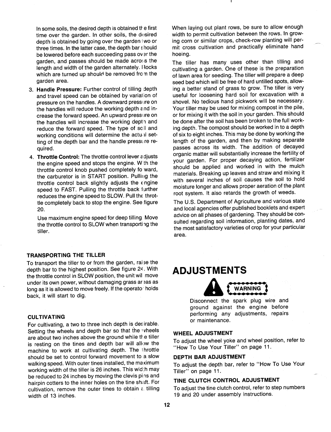 MTD 217-310-000 manual 