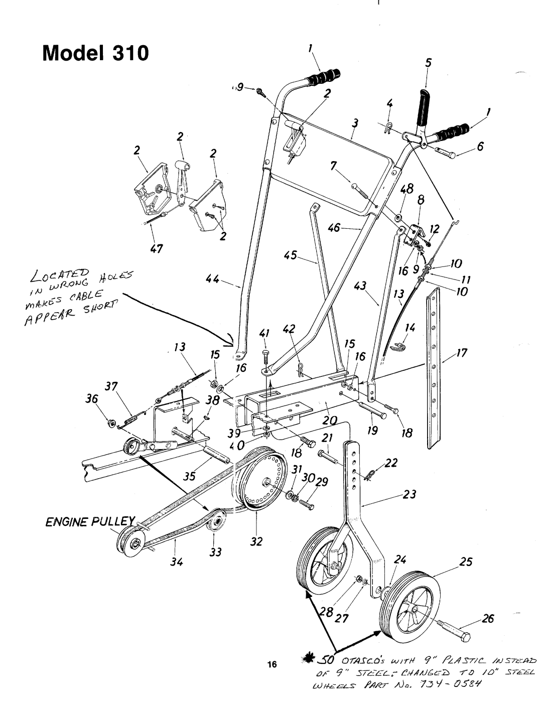 MTD 217-310-000 manual 