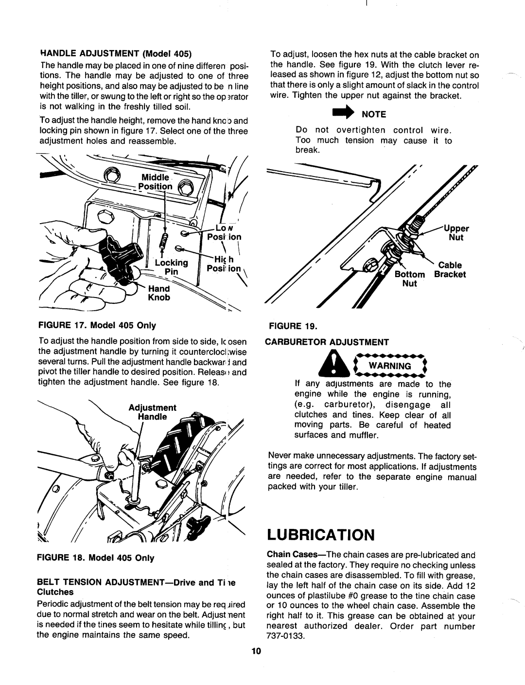 MTD 218-404-000, 218-405-000, 218-402-000 manual 