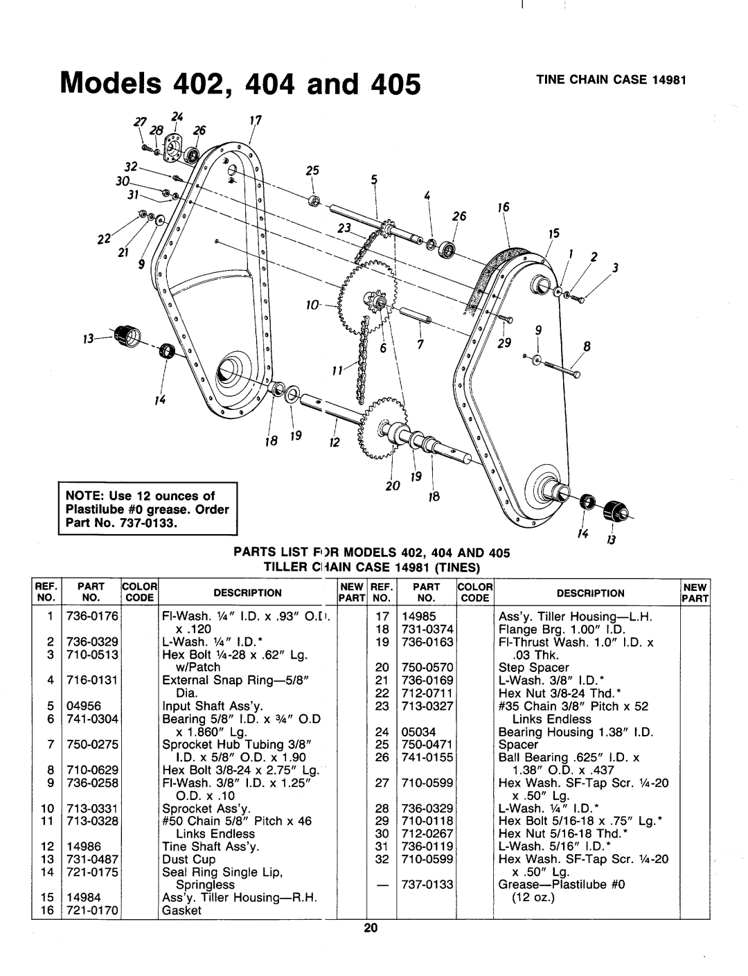 MTD 218-402-000, 218-405-000, 218-404-000 manual 