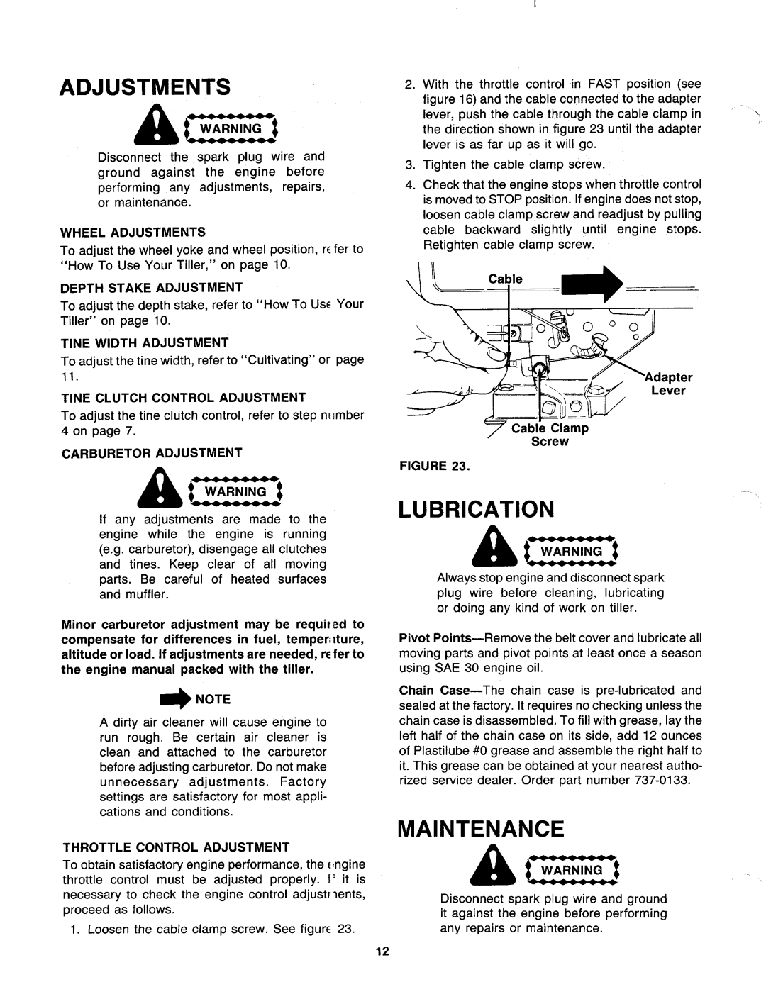 MTD 219-320-000 manual 