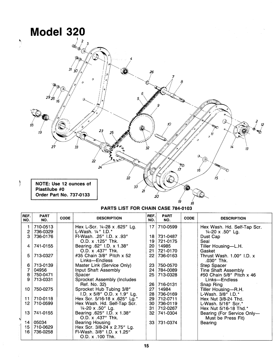 MTD 219-320-000 manual 