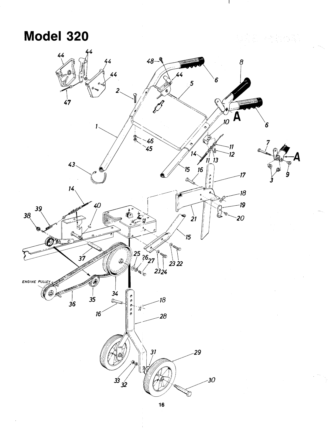 MTD 219-320-000 manual 