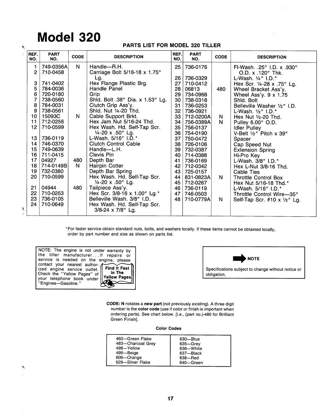 MTD 219-320-000 manual 