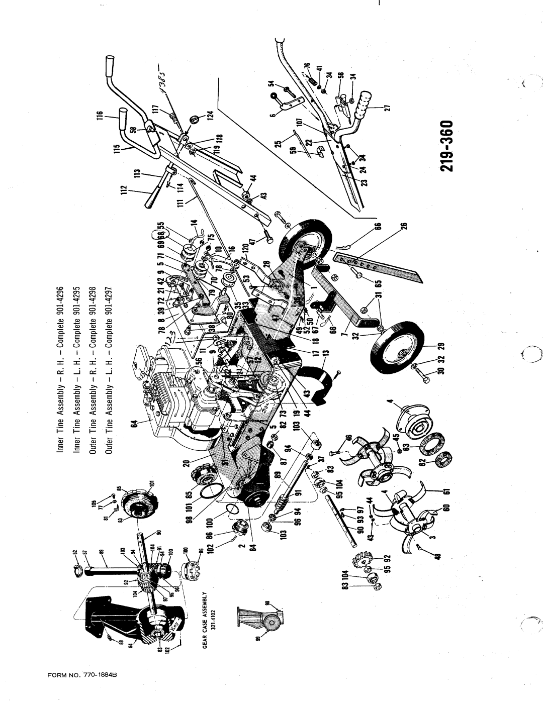 MTD 219-360 manual 