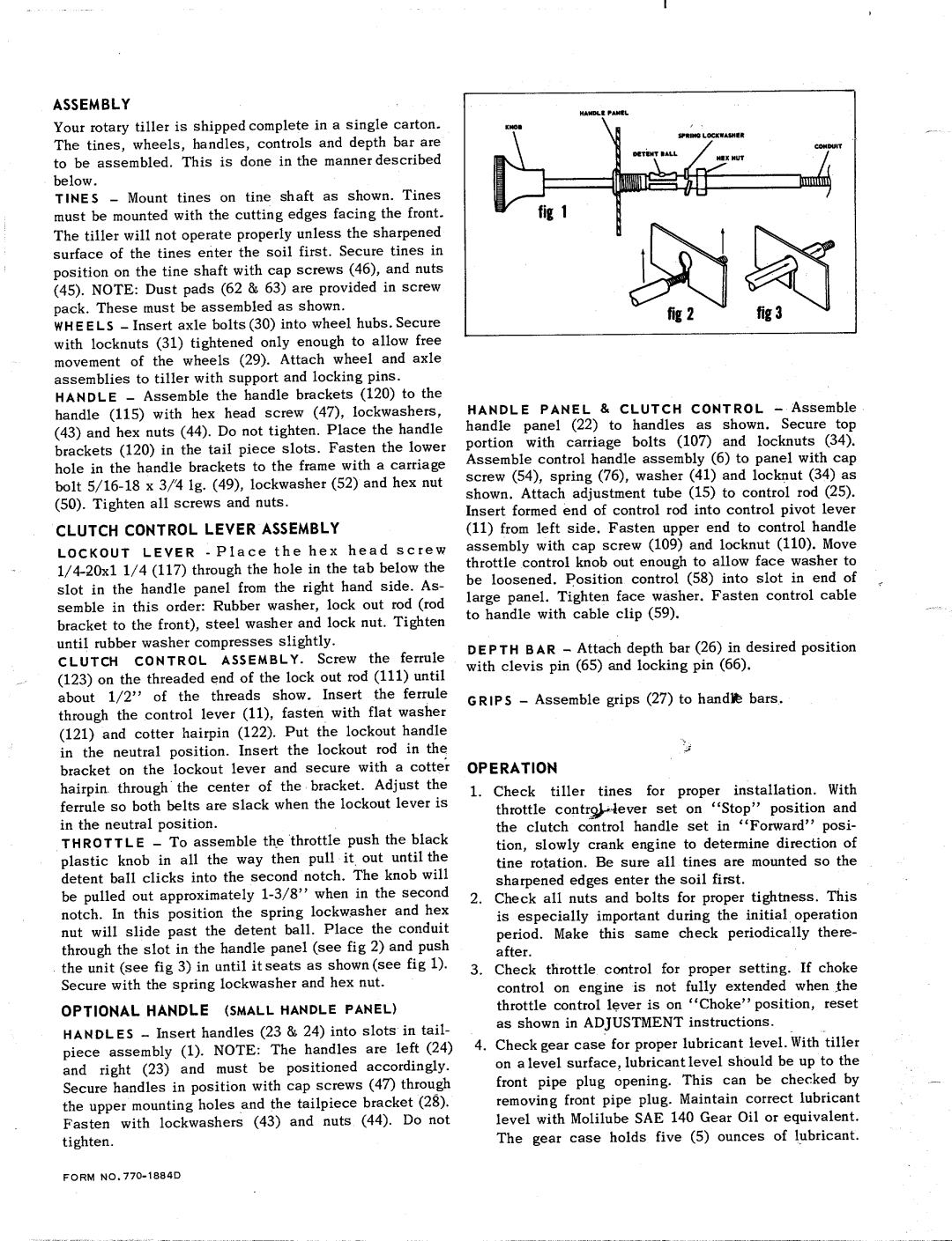 MTD 219-360 manual 