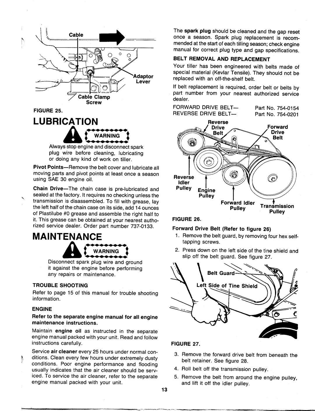 MTD 219-381-000 manual 